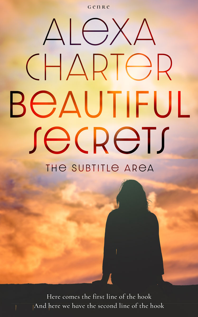 2D view of Gold Sand #22056 - Premade Teen & Young Adult Book Cover