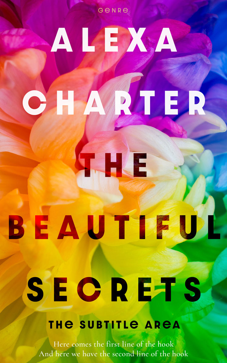 2D view of Jewel #22060 - Premade Abstract Book Cover