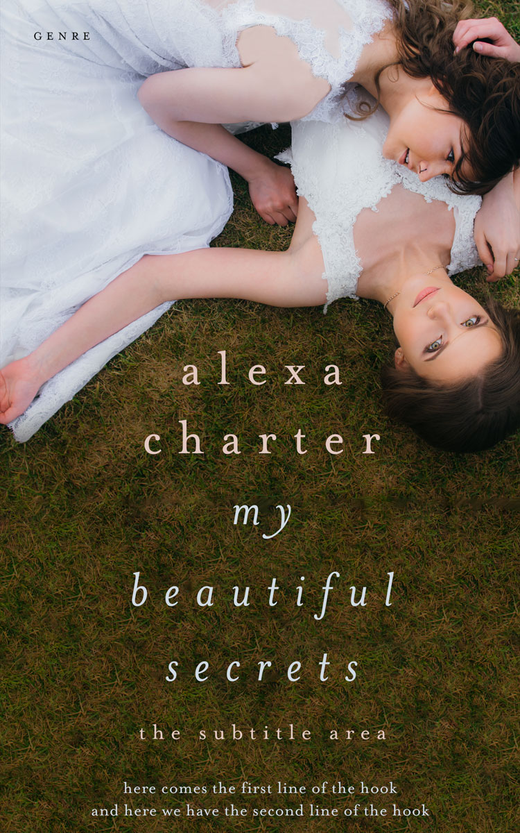 2D view of Pale Slate #22068 - Premade Romance Book Cover