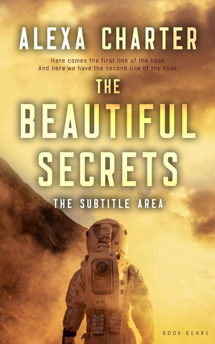 2D view of Apache #22095 - Premade Science Fiction Book Cover