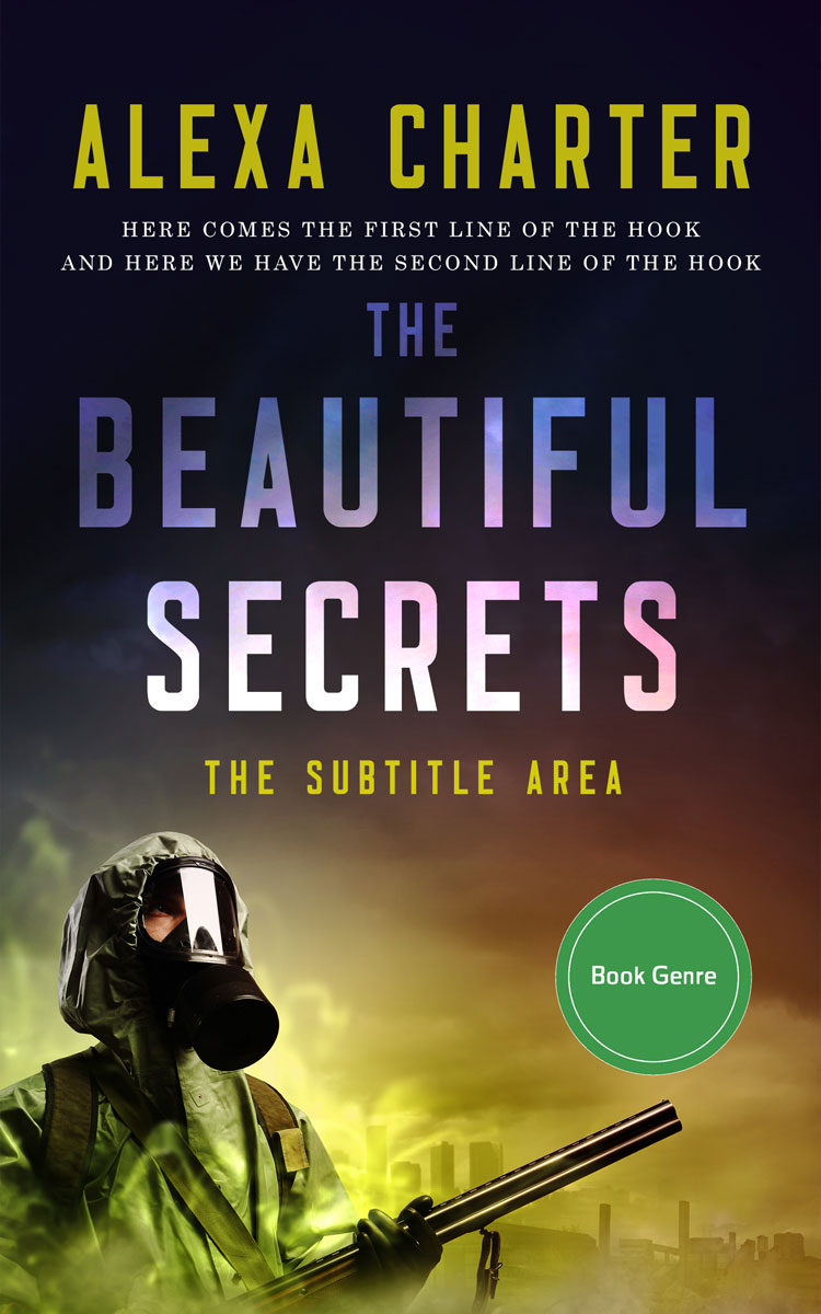 2D view of Premade Mystery & Thriller & Suspense Book Cover - Husk