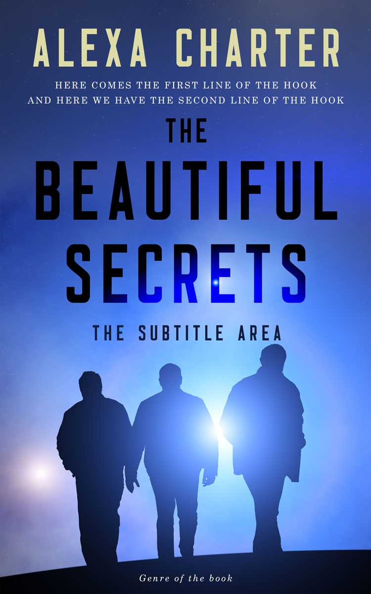 2D view of Premade Mystery & Thriller & Suspense Book Cover - Indigo