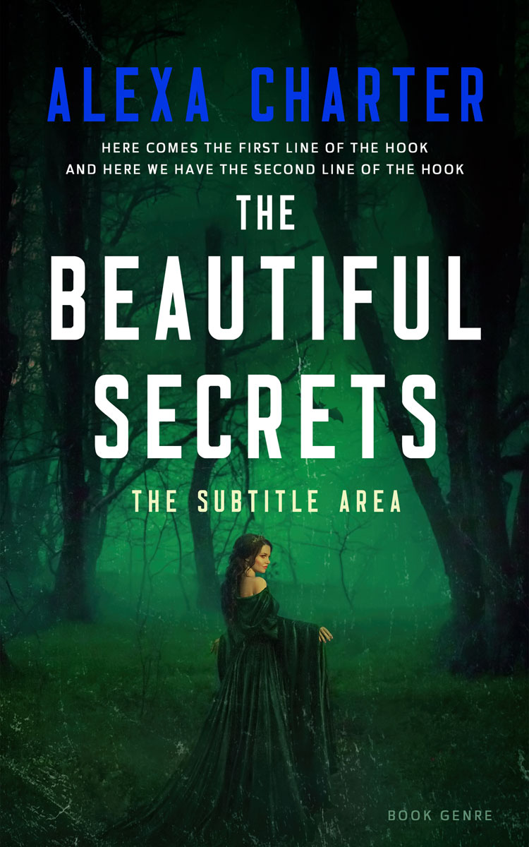 2D view of Bush #22133 - Premade Fantasy Book Cover