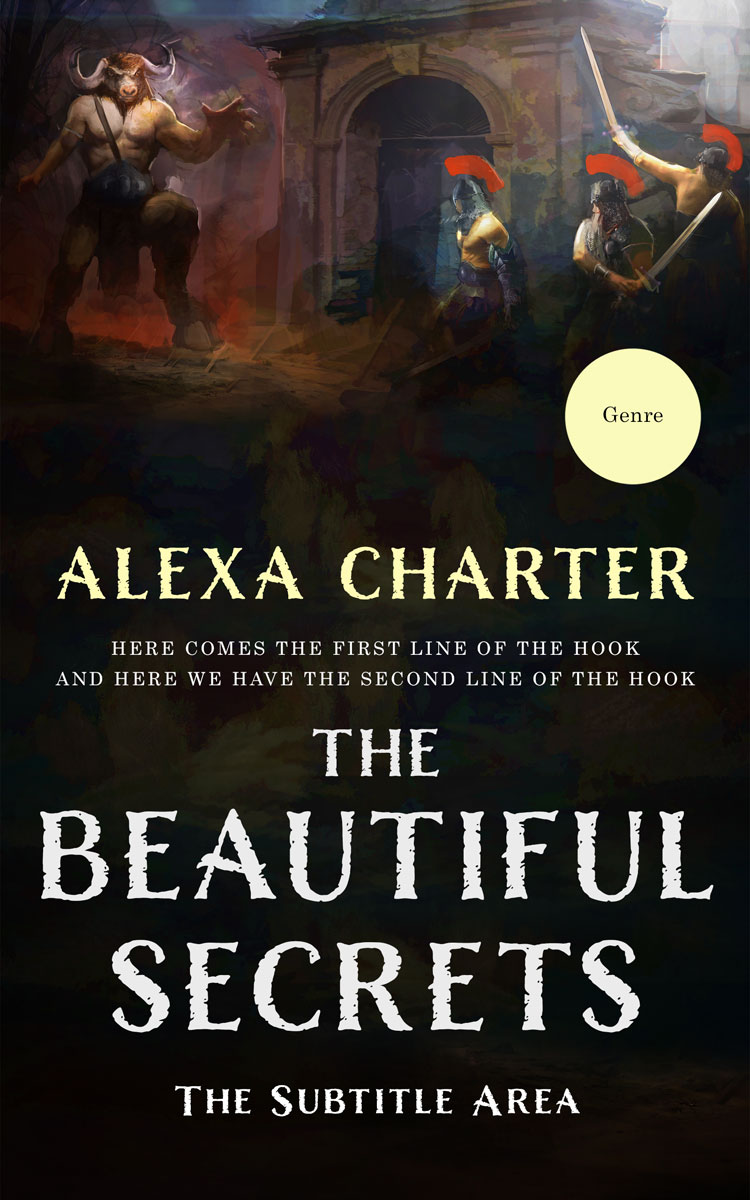 2D view of Zeus #22151 - Premade Fantasy Book Cover