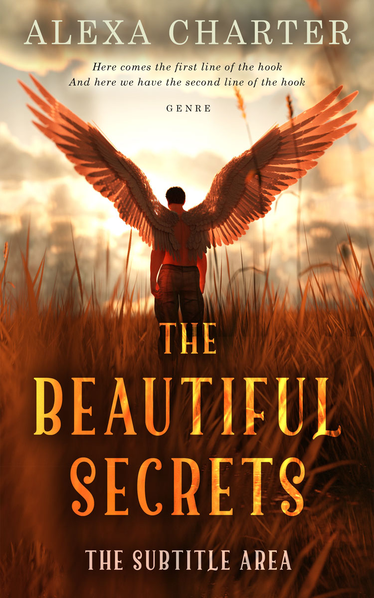 2D view of Pickled Bean #22161 - Premade Surreal Book Cover