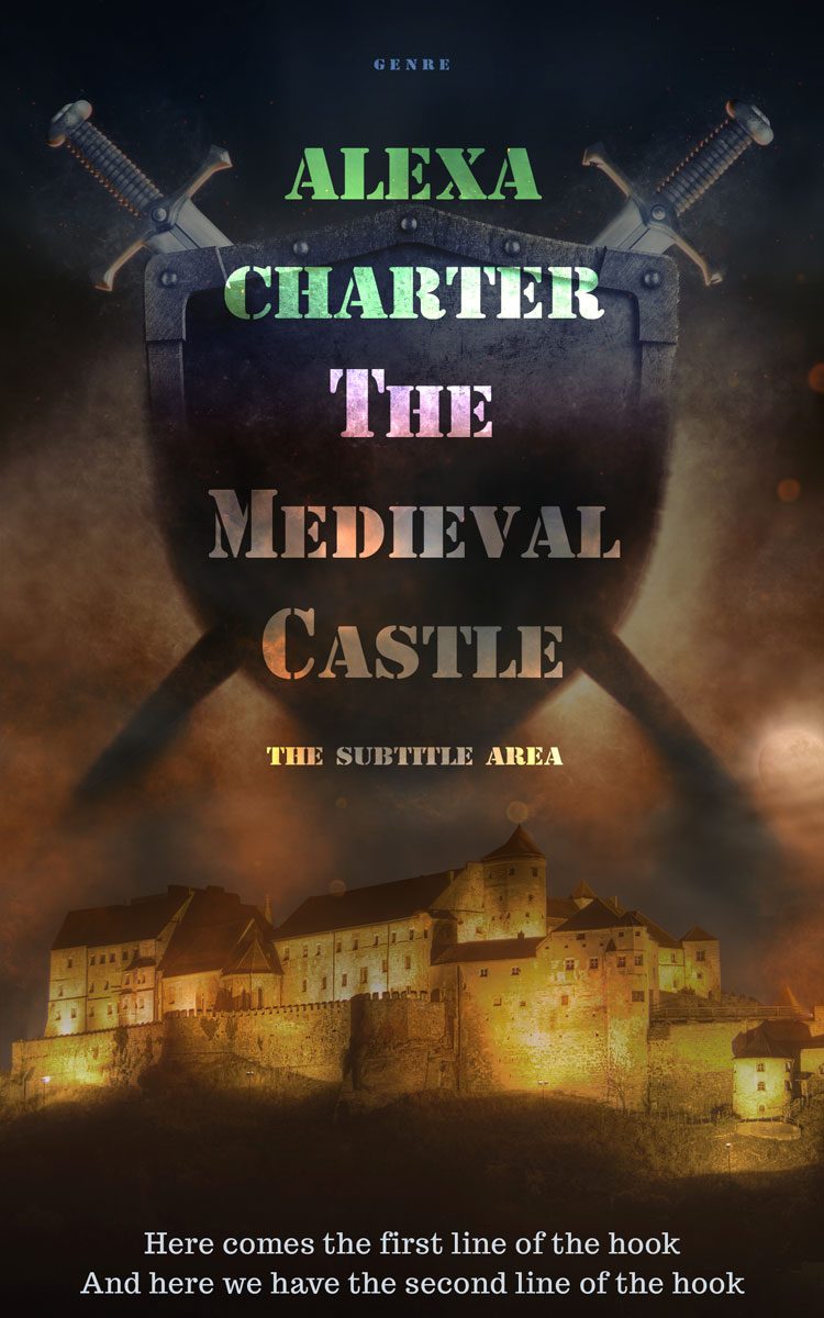 2D view of Cocoa Brown #22167 - Premade Fantasy Book Cover