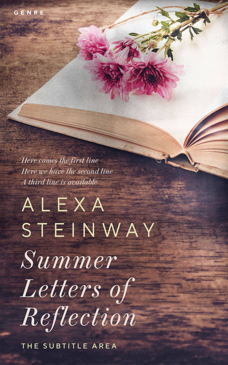 2D view of Premade Romance Book Cover - Ferra