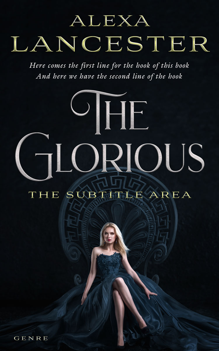 2D view of Premade Fantasy Book Cover - Bunker