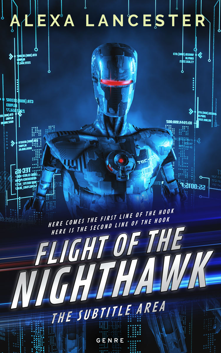 2D view of Big Stone #22300 - Premade Science Fiction Book Cover