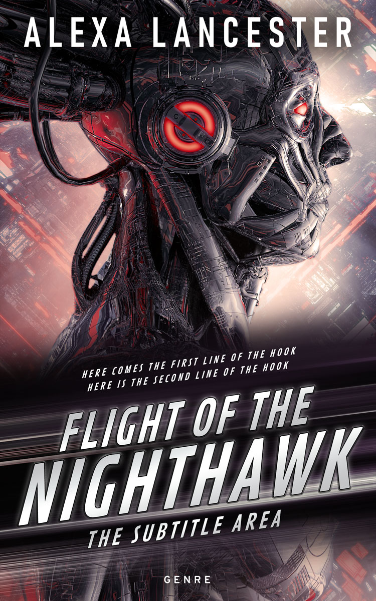 2D view of Thunder #22302 - Premade Science Fiction Book Cover