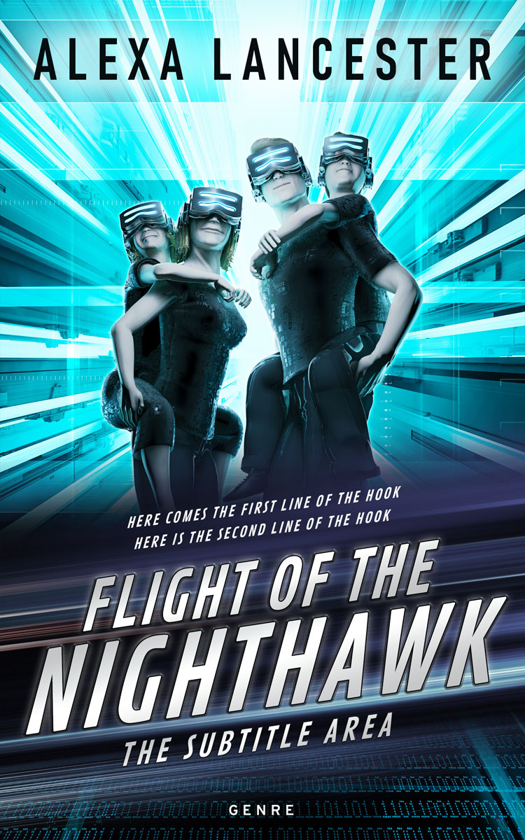 2D view of Iceberg #22304 - Premade Science Fiction Book Cover