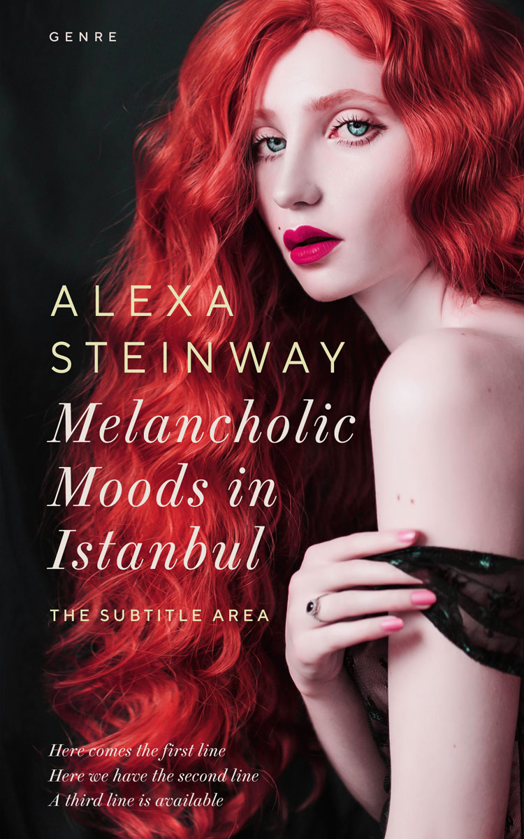 2D view of Premade Romance Book Cover - Careys Pink