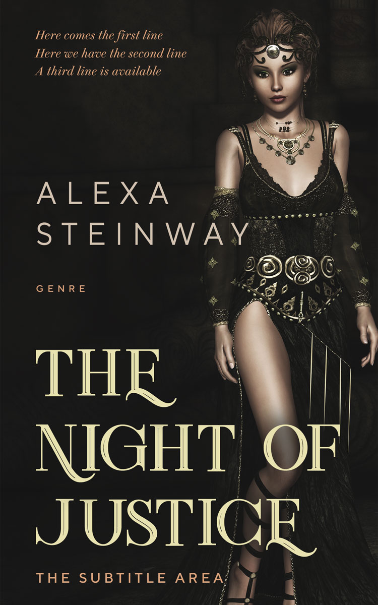 2D view of Premade Fantasy Book Cover - Rangoon Green