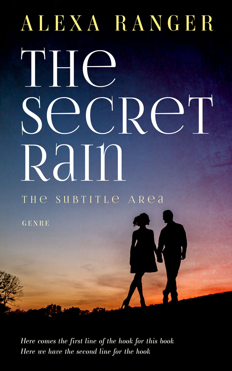 2D view of Brandy Rose #22358 - Premade Romance Book Cover