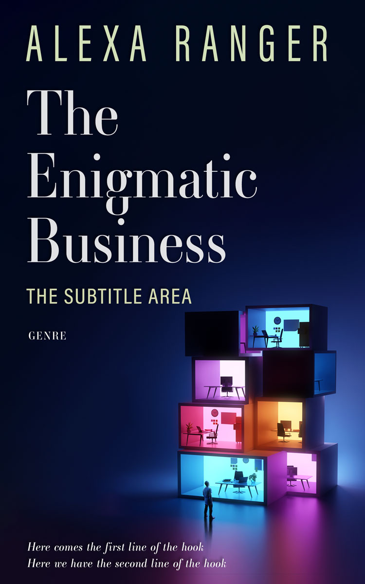 2D view of Premade Business Book Cover - Haiti