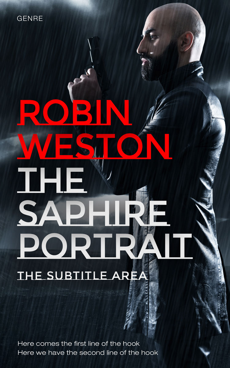 2D view of Premade Mystery & Thriller & Suspense Book Cover - Bunker