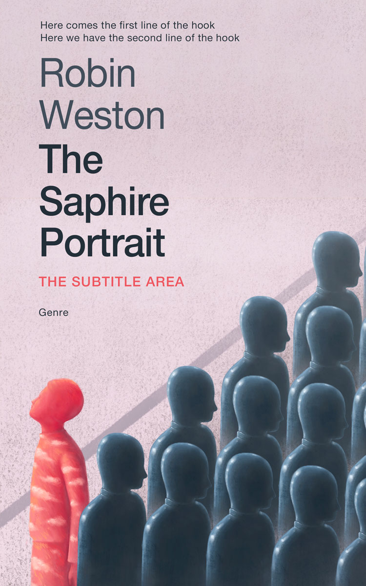 2D view of Oxford Blue #22427 - Premade Health & Mind & Body Book Cover