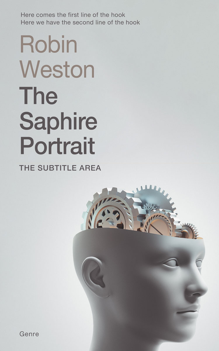 2D view of Iron #22430 - Premade Self-Improvement & Self-Help Book Cover