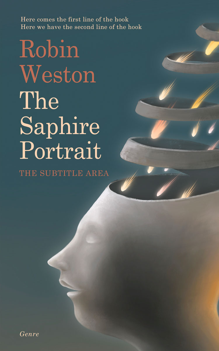 2D view of Limed Spruce #22435 - Premade Abstract Book Cover