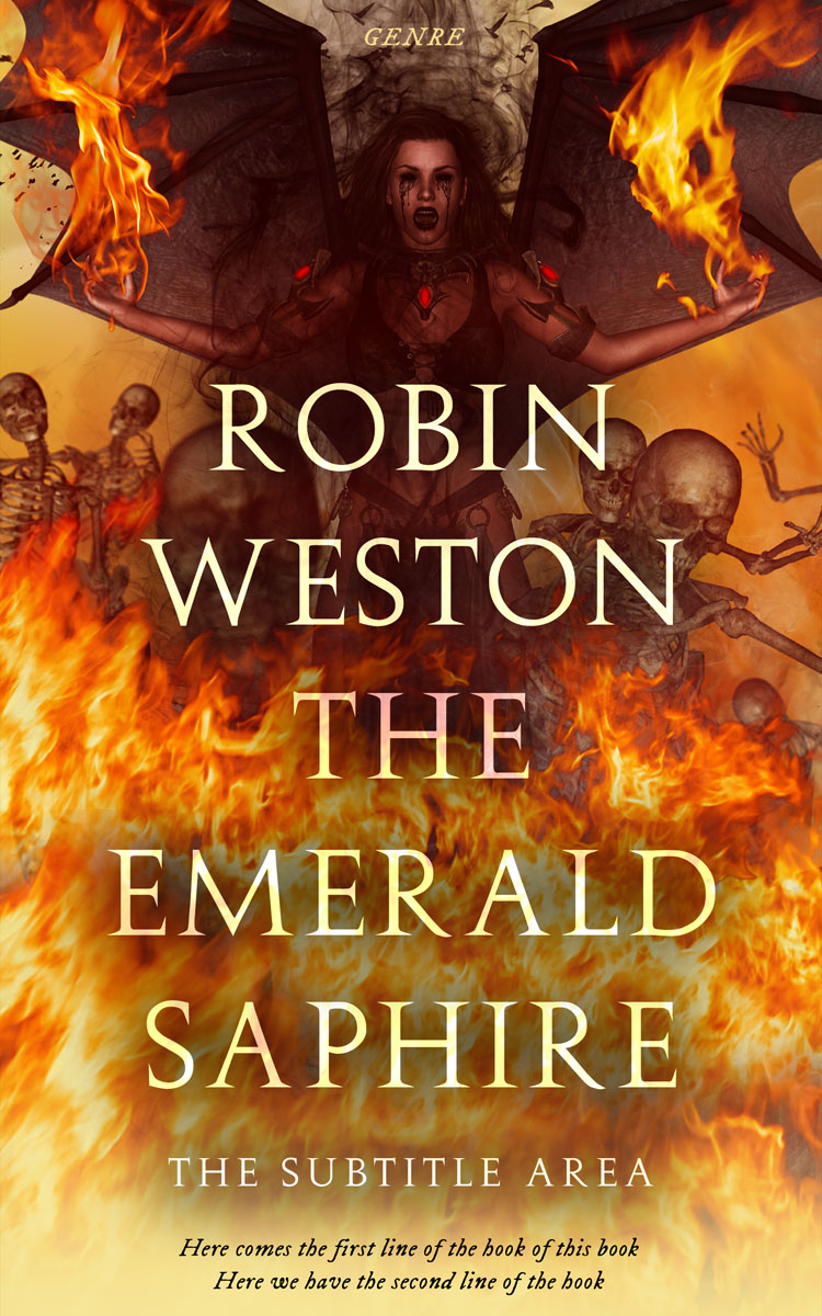 2D view of Bull Shot #22441 - Premade Fantasy Book Cover | BookCoverZone