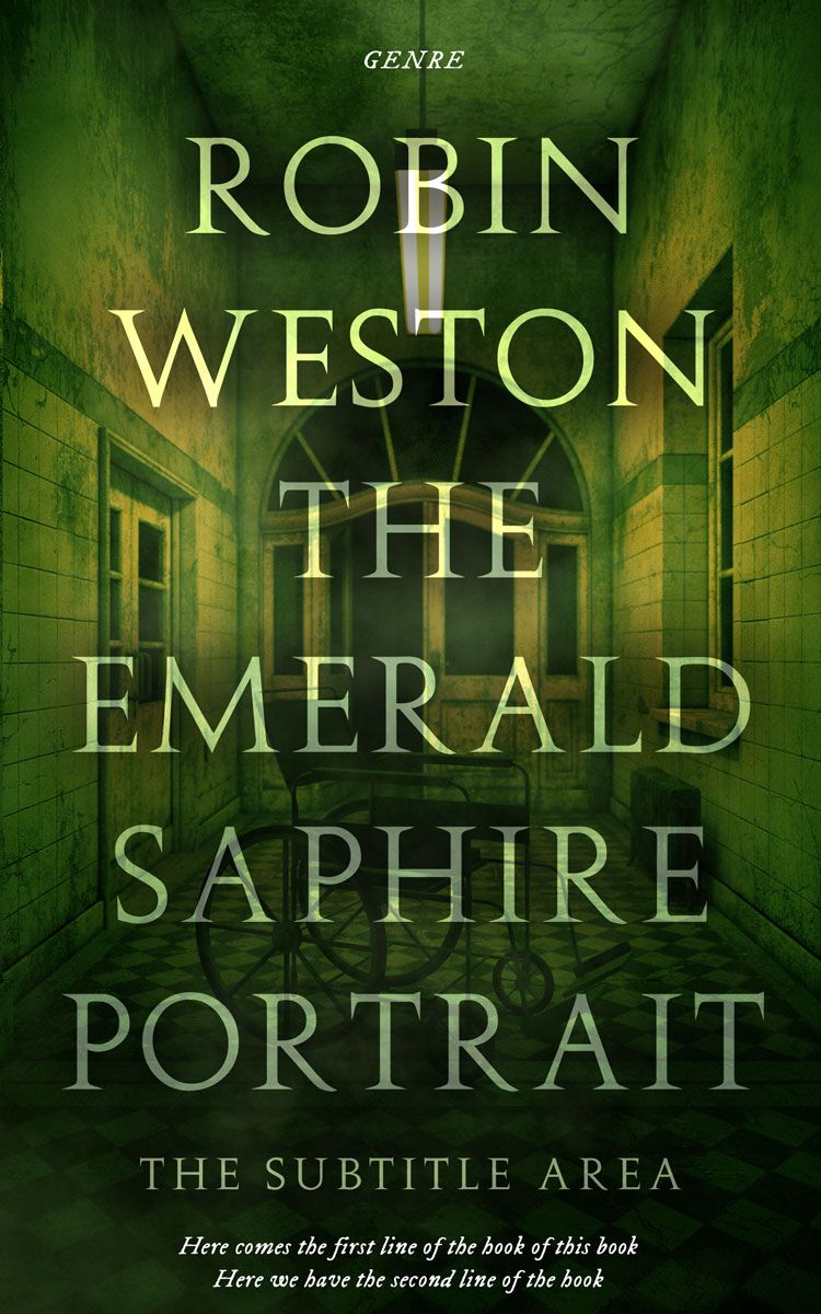 2D view of Palm Leaf #22442 - Premade Horror Book Cover