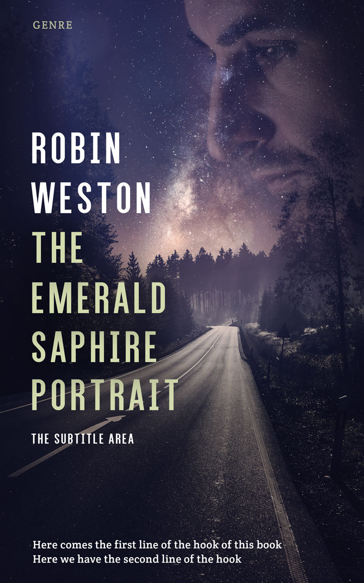 2D view of Steel Gray #22476 - Premade Mystery & Thriller & Suspense Book Cover