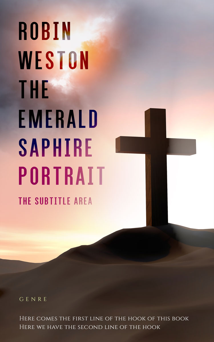 2D view of Premade Religion & Spirituality Book Cover - Cocoa Brown