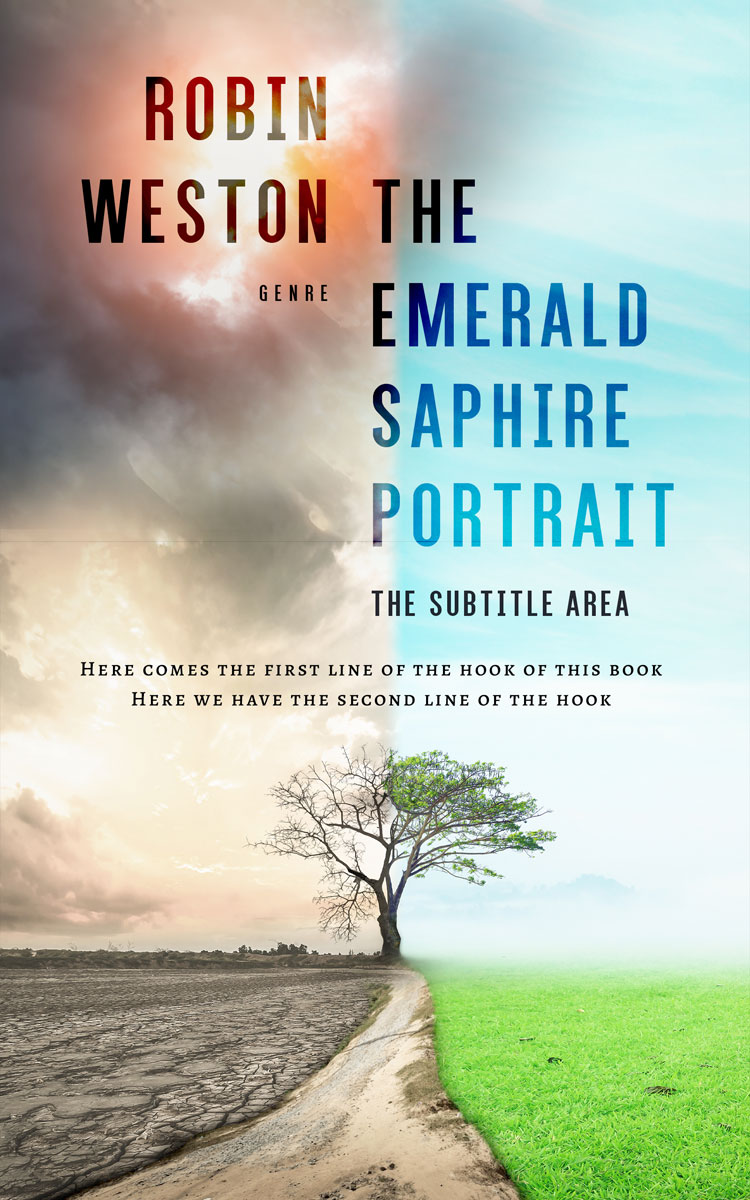 2D view of Celeste #22482 - Premade Science & Nature Book Cover