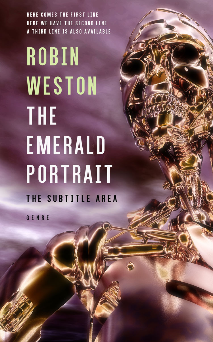 2D view of Ferra #22498 - Premade Science Fiction Book Cover