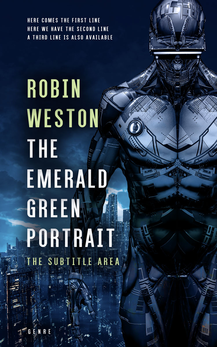 2D view of Premade Apocalyptica Book Cover - Firefly