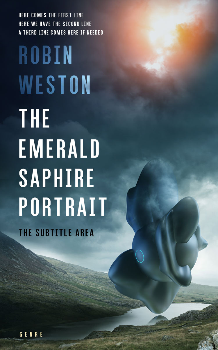 2D view of Limed Spruce #22504 - Premade Science Fiction Book Cover