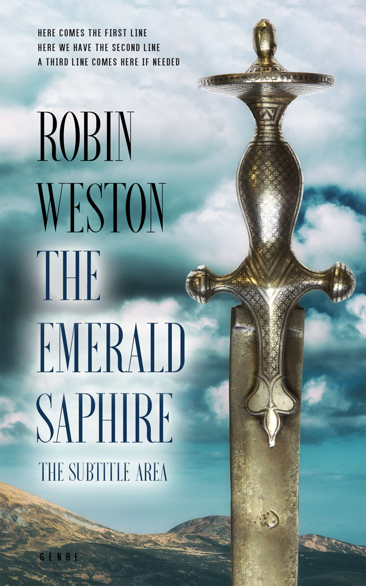 2D view of Premade Fantasy Book Cover - Tiara