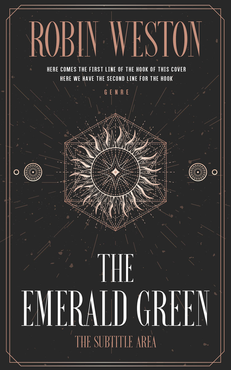 2D view of Premade Fantasy Book Cover - Mine Shaft