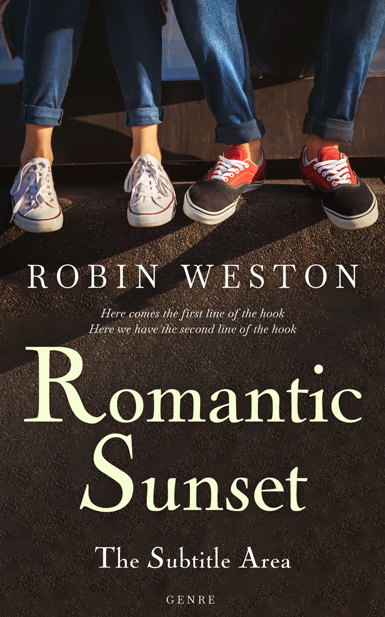 2D view of Premade Romance Book Cover - Cocoa Brown