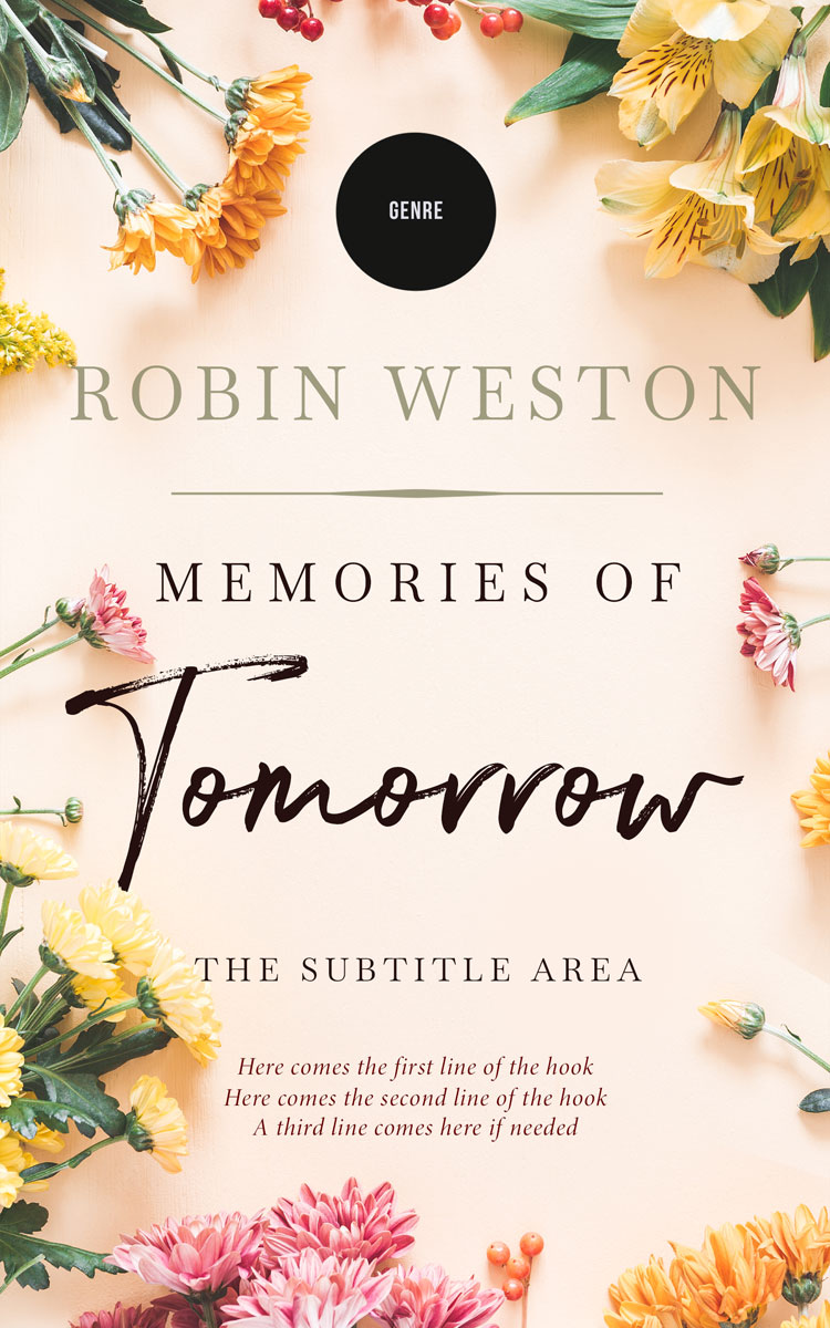 2D view of Linen #22553 - Premade Poetry Book Cover