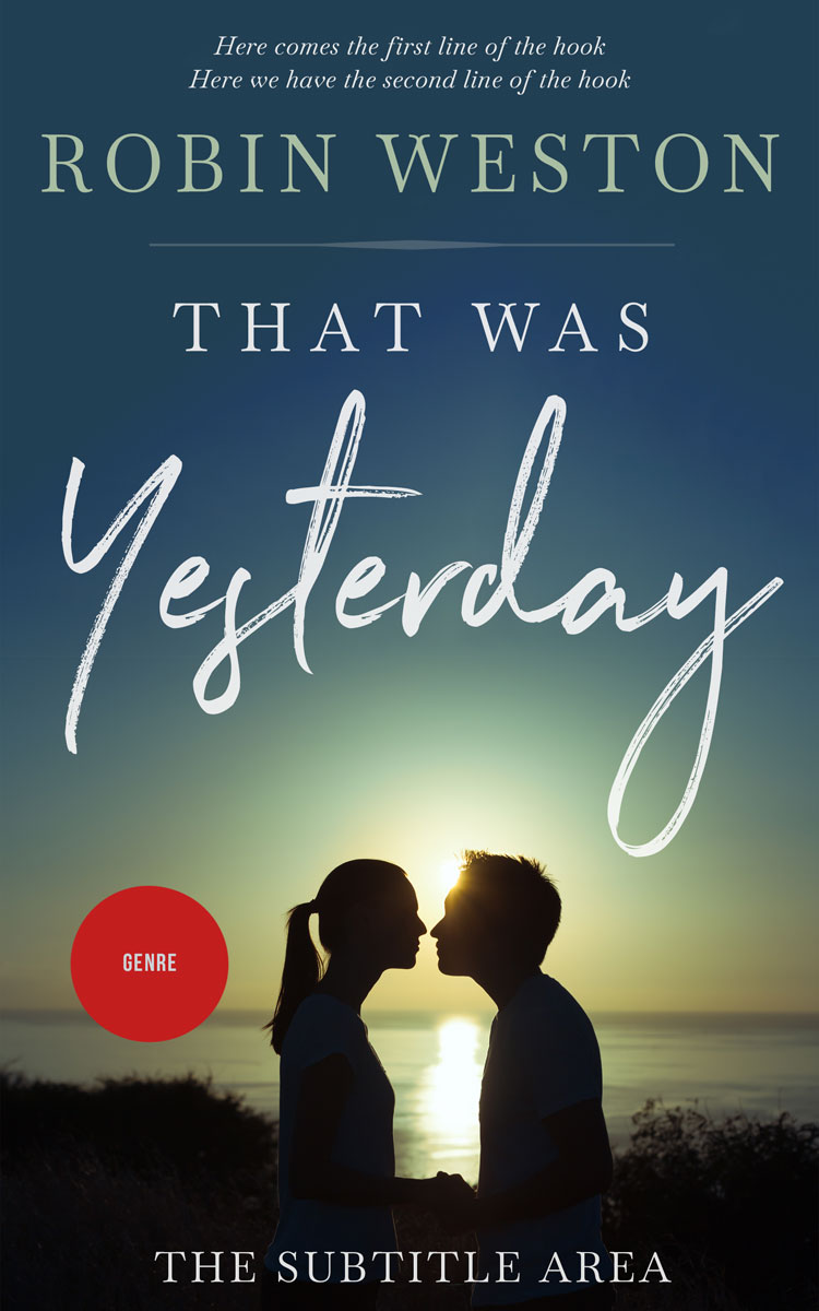 2D view of Oxford Blue #22557 - Premade Romance Book Cover