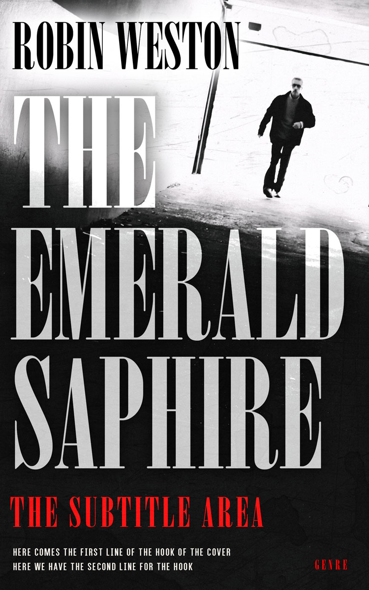 2D view of Premade Mystery & Thriller & Suspense Book Cover - Pale Slate