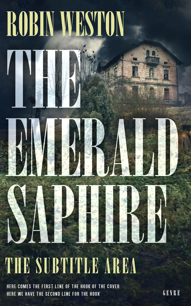 2D view of Moon Mist #22581 - Premade Horror Book Cover