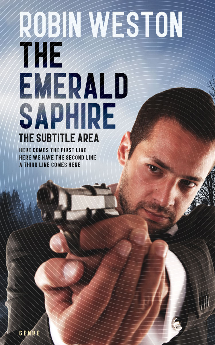 2D view of Thunder #22590 - Premade Mystery & Thriller & Suspense Book Cover