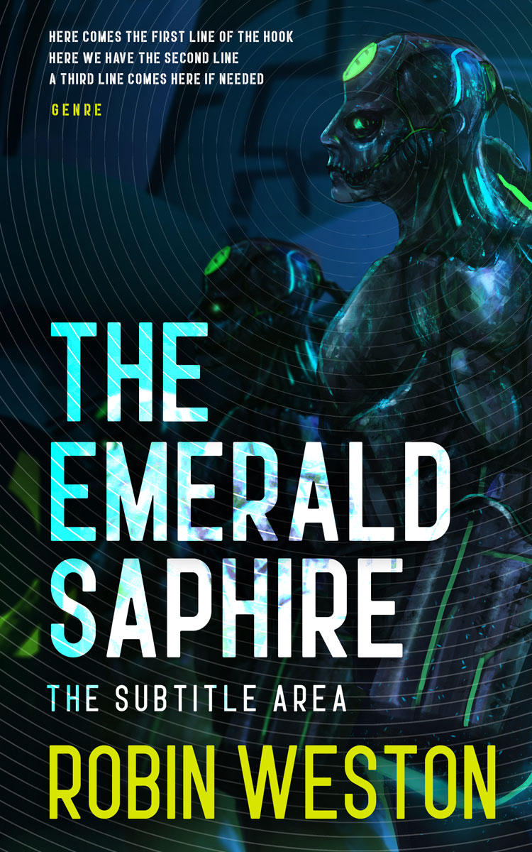 2D view of Premade Science Fiction Book Cover - Firefly