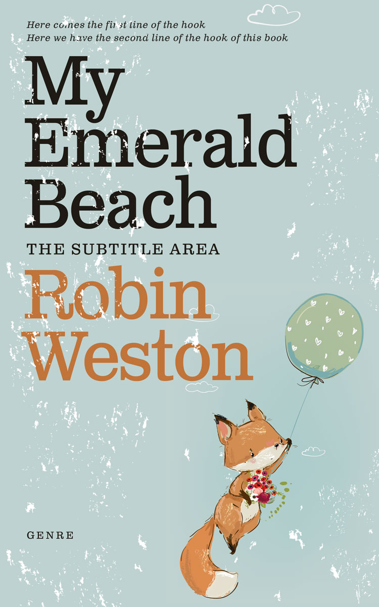 2D view of Jet Stream #22646 - Premade Nature Book Cover