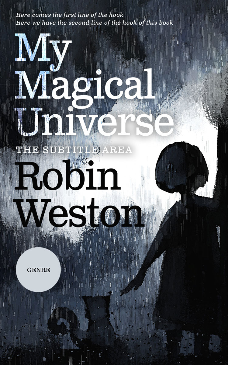 2D view of Shark #22652 - Premade Teen & Young Adult Book Cover