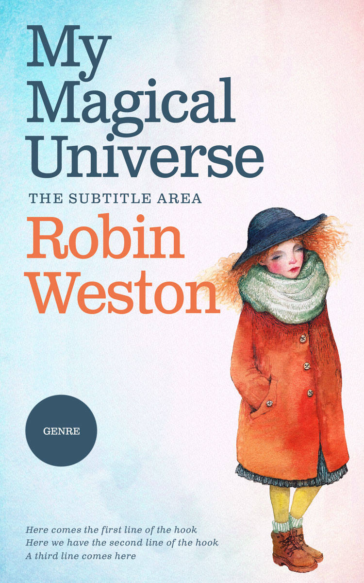 2D view of Aqua Haze #22653 - Premade Teen & Young Adult Book Cover