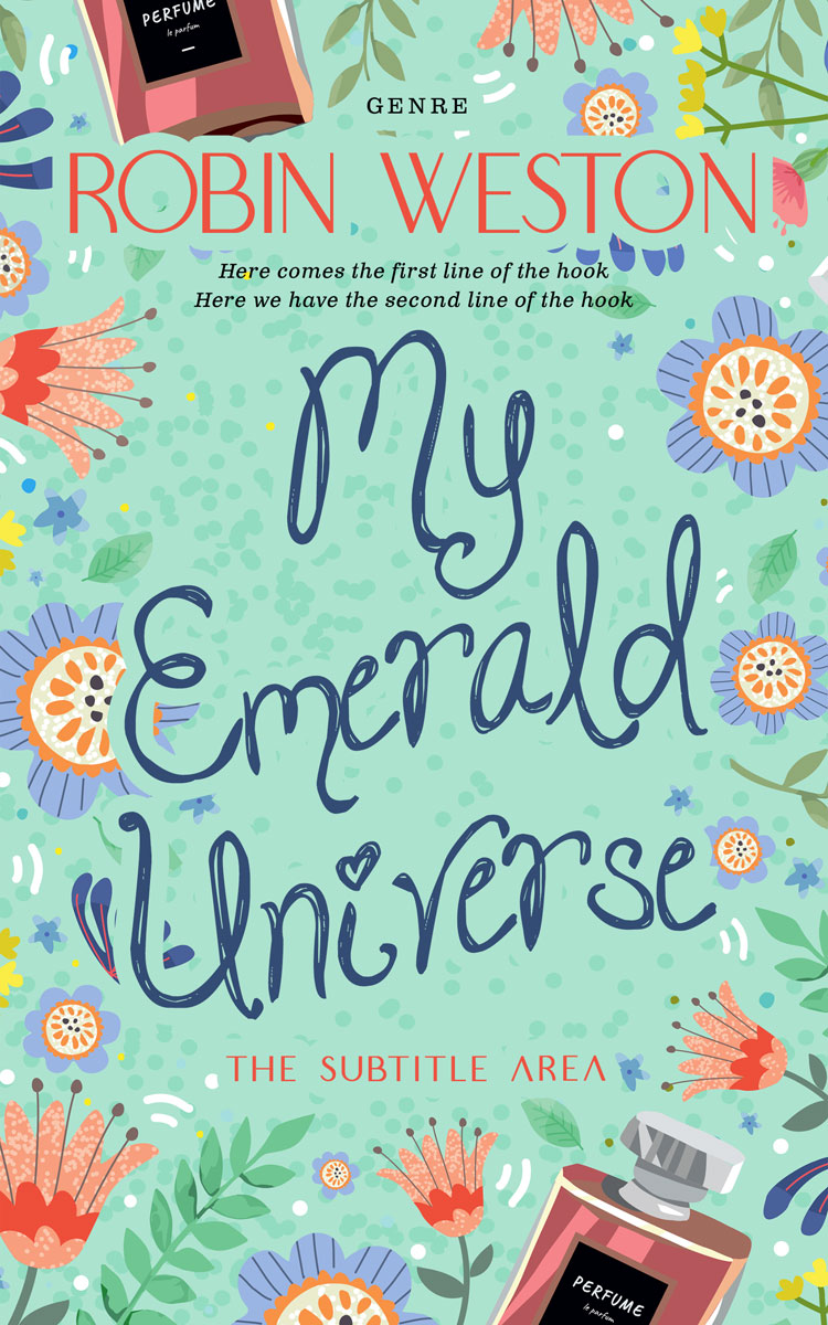 2D view of Fringy Flower #22657 - Premade Romance Book Cover