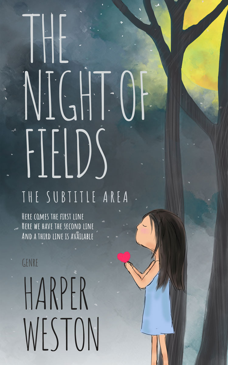 2D view of River Bed #22703 - Premade Romance Book Cover