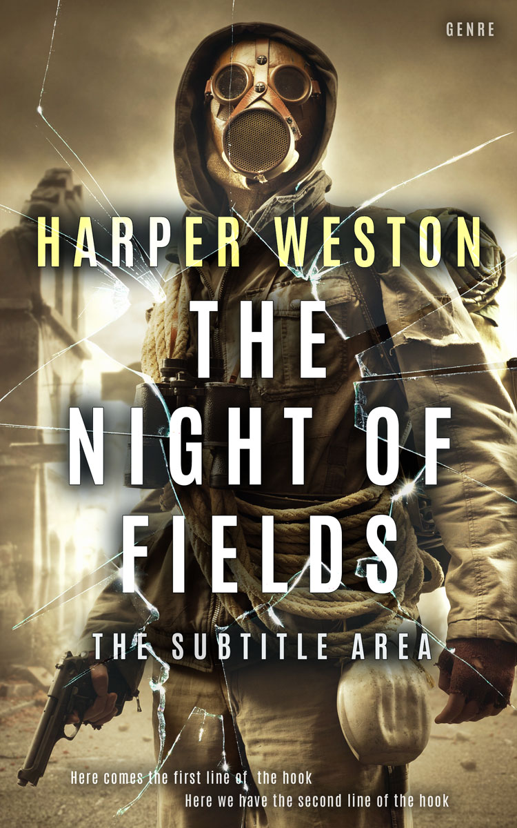 2D view of Mondo #22713 - Premade Apocalyptica Book Cover