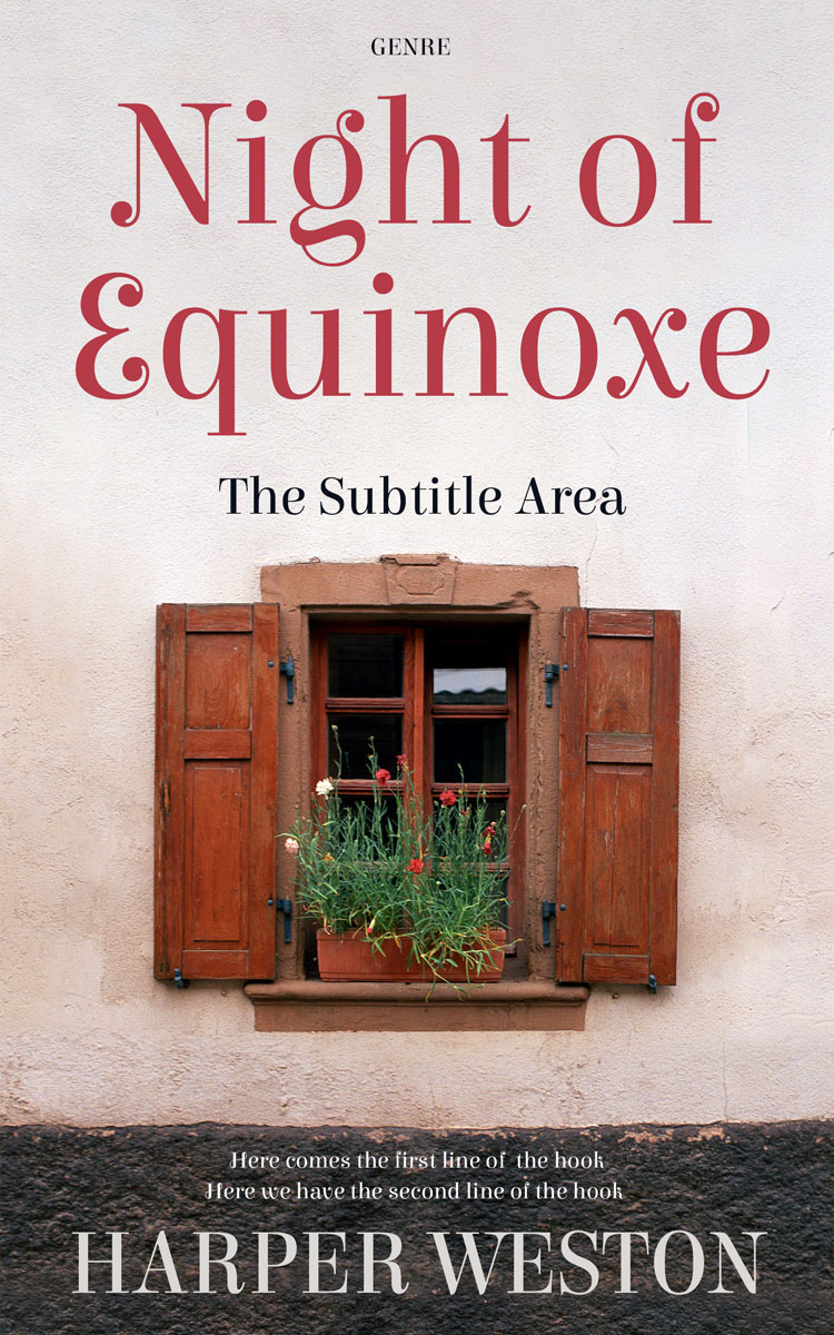 2D view of Premade Literary Fiction Book Cover - Dune