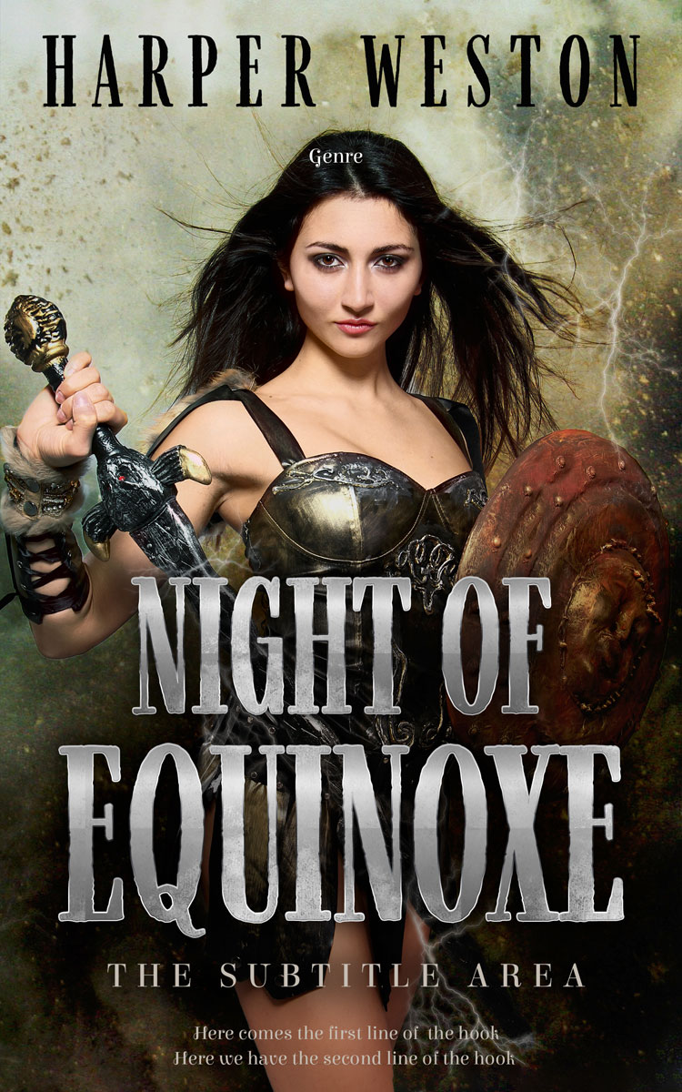 2D view of Soft Amber #22756 - Premade Historical Book Cover