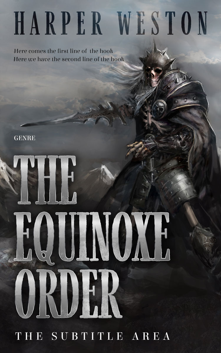 2D view of Mine Shaft #22765 - Premade Fantasy Book Cover