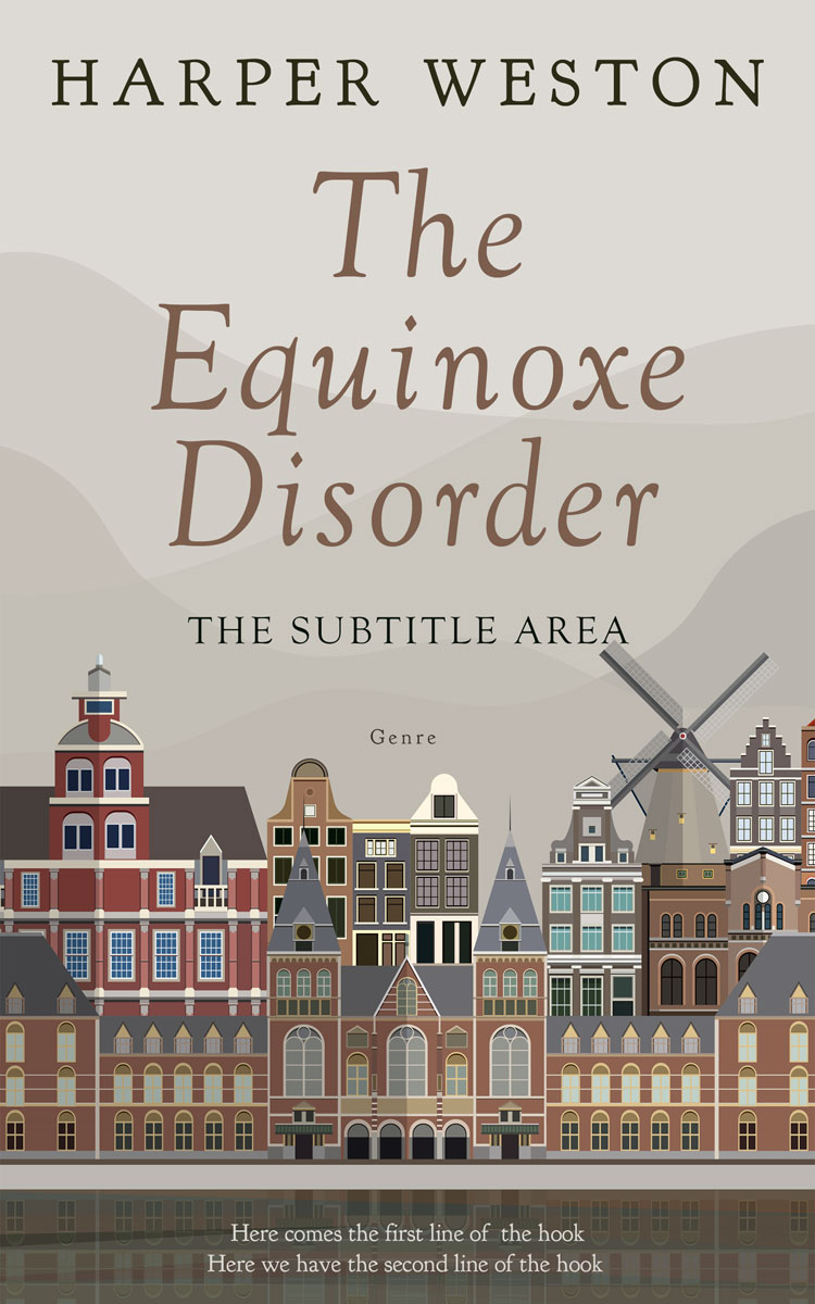 2D view of Swirl #22766 - Premade Travel Book Cover